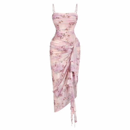 Rochie lungă sexy cu fante laterale
