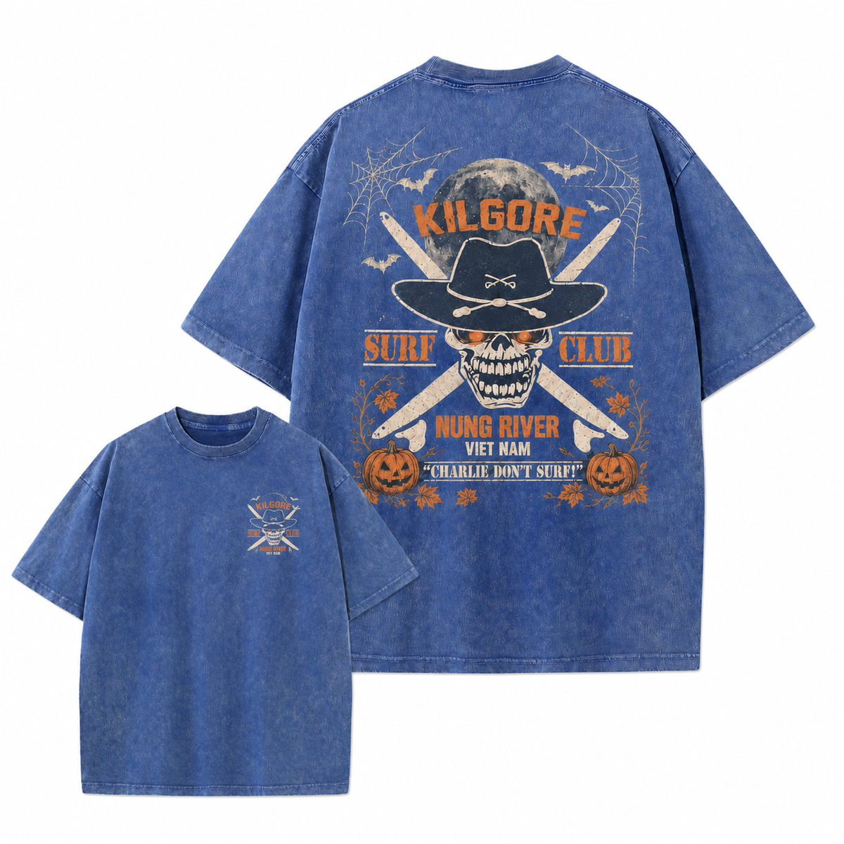 Vintage Skull Surf Club Graphic Tee