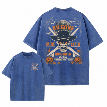 Vintage Skull Surf Club Graphic Tee