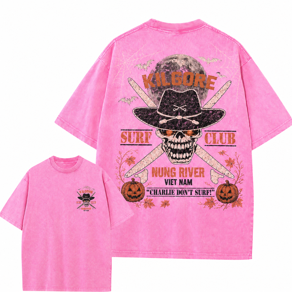 Vintage Skull Surf Club Graphic Tee