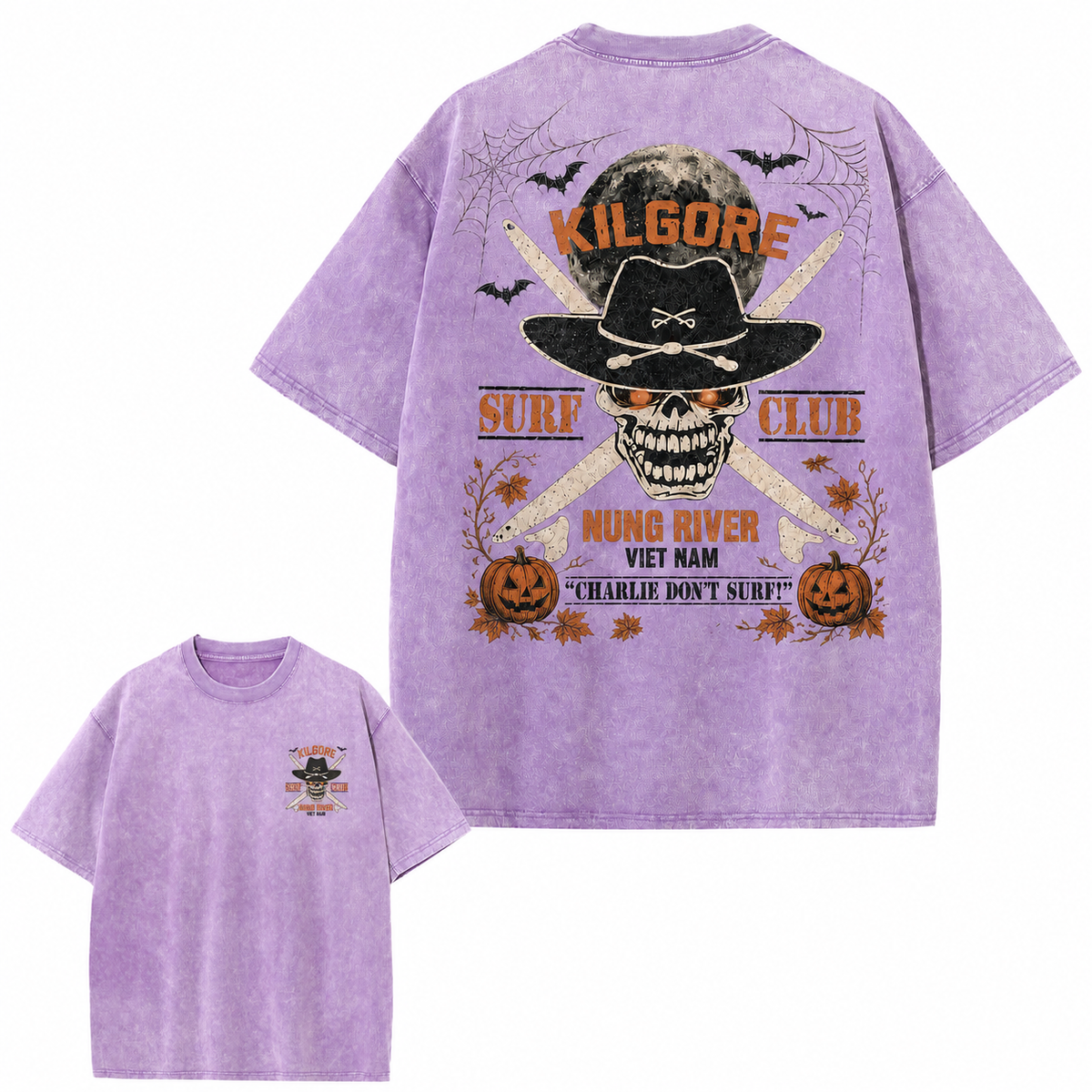 Vintage Skull Surf Club Graphic Tee