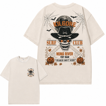 Vintage Skull Surf Club Graphic Tee