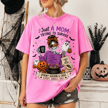 Just A Mom Surviving Spooky Season 🎃