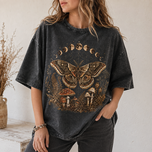 Vintage Lunar Moth Graphic Tee