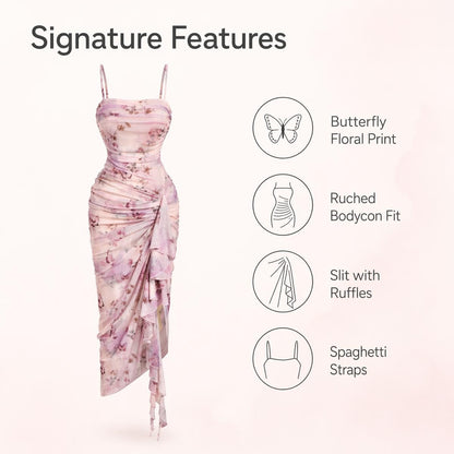 Rochie lungă sexy cu fante laterale