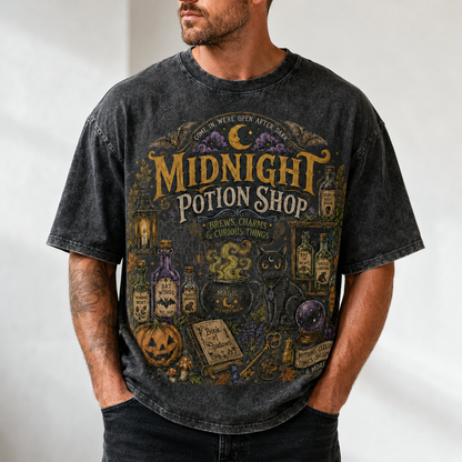 Premium Heavyweight Vintage Washed Graphic Tee