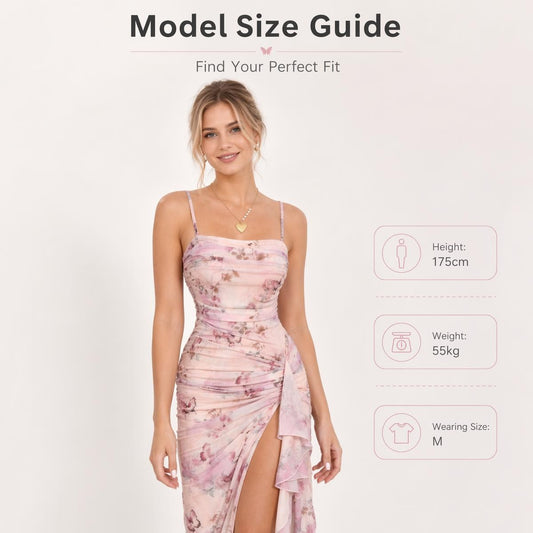 Rochie lungă sexy cu fante laterale