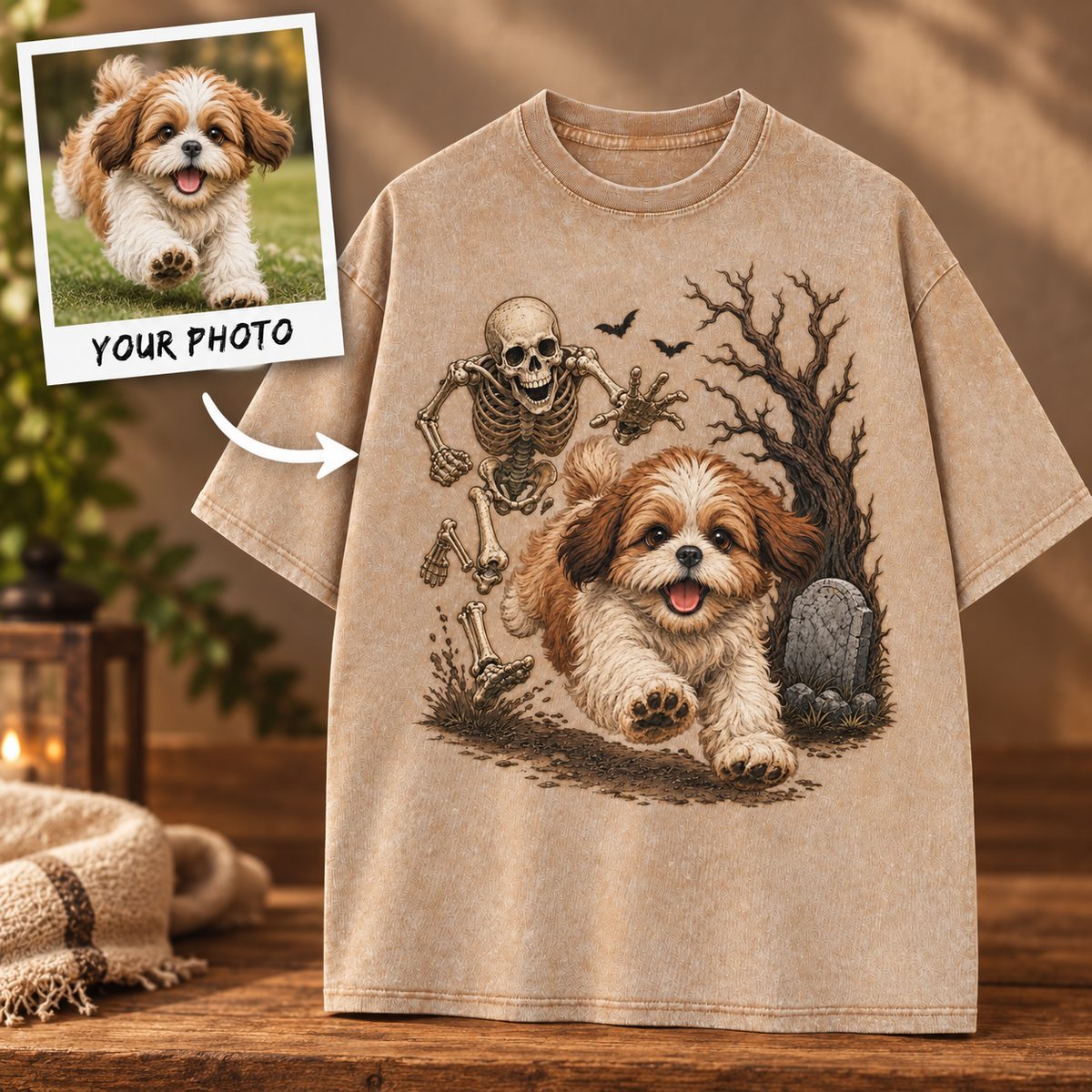 Custom Pet Graveyard Chase T-Shirt – Personalized From Your Photo