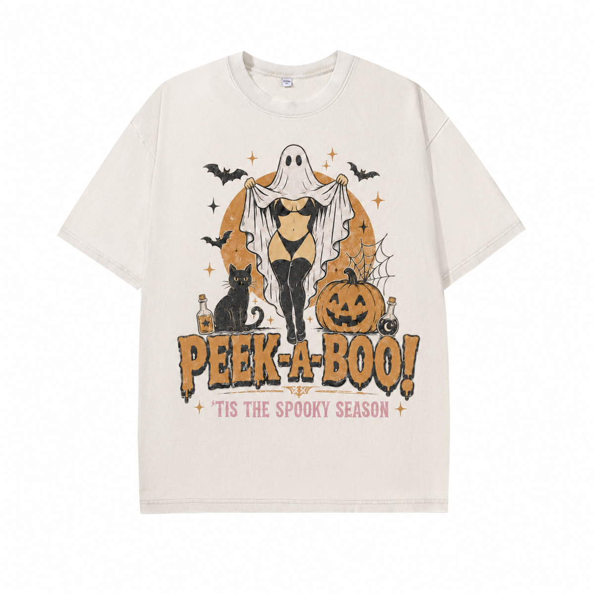 Peek-A-Boo Spooky Season Vintage Tee