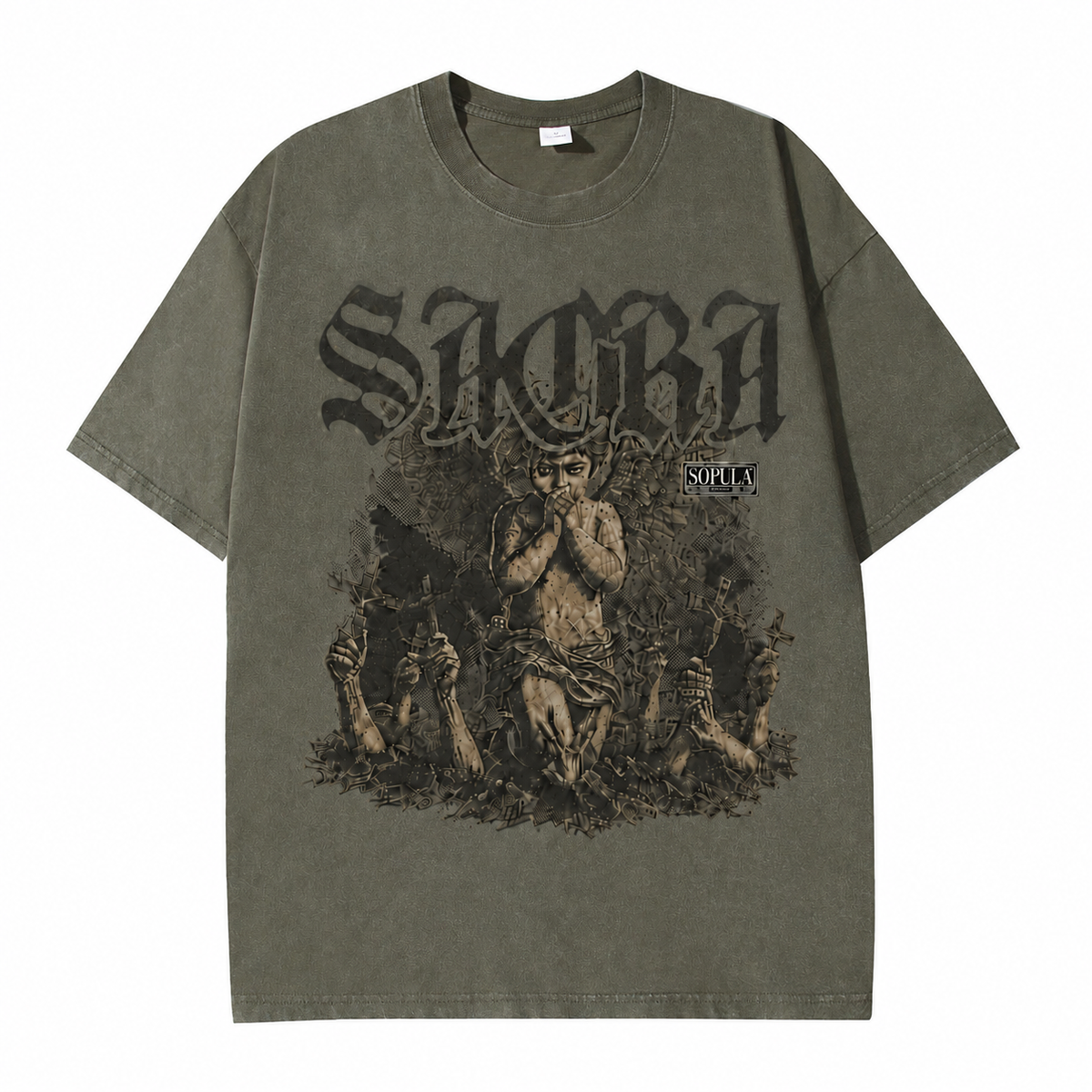 Dark Angel Vintage Washed Graphic Tee