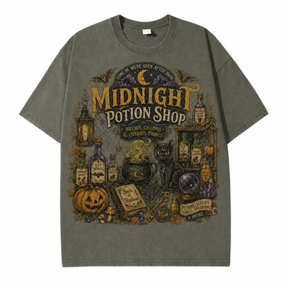 Premium Heavyweight Vintage Washed Graphic Tee