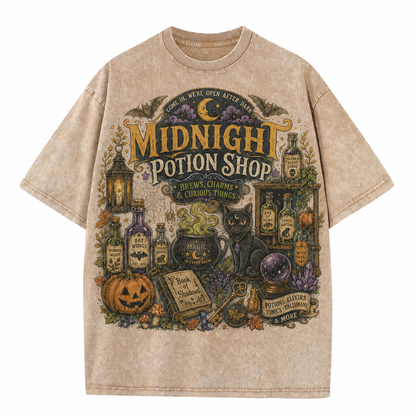 Premium Heavyweight Vintage Washed Graphic Tee