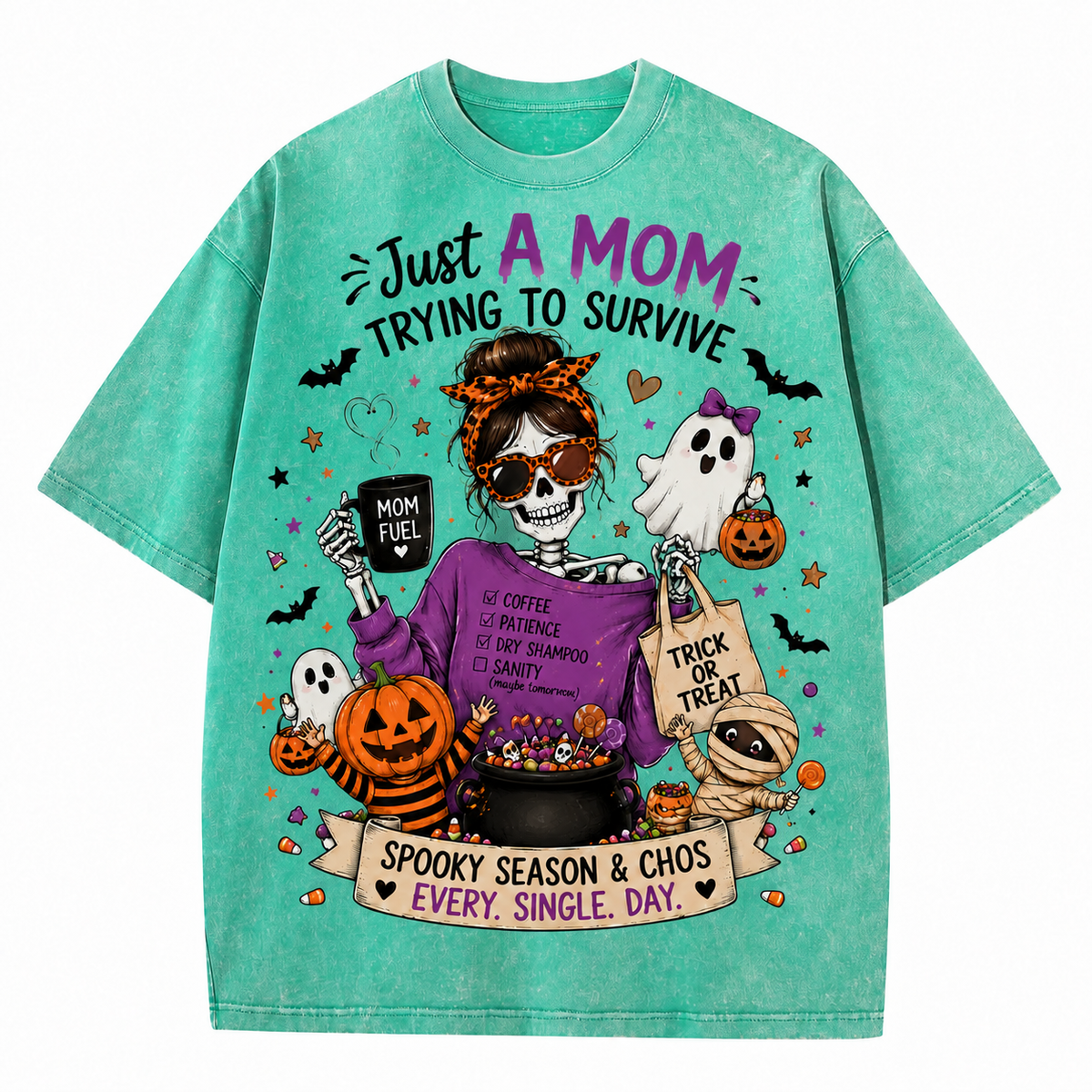 Just A Mom Surviving Spooky Season 🎃