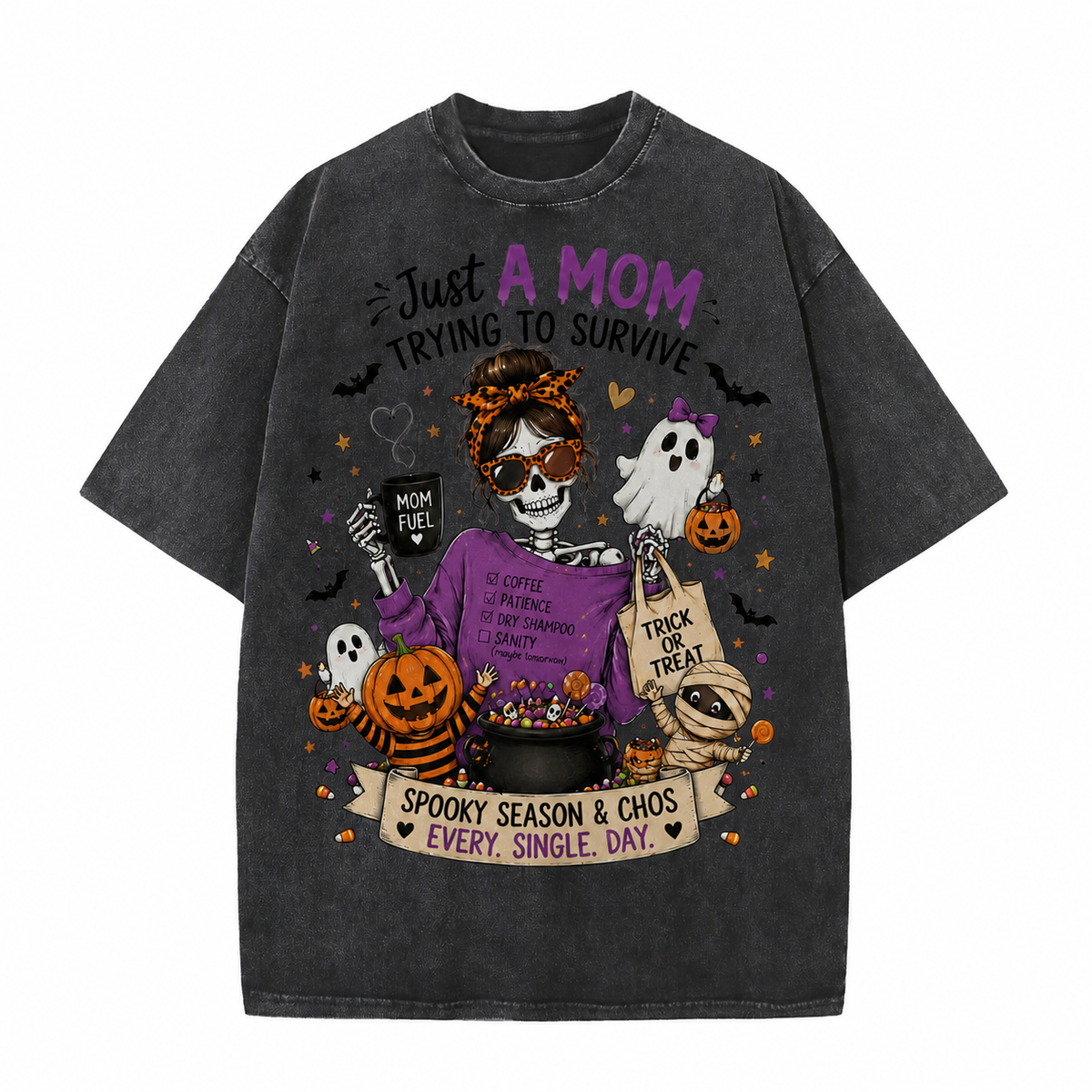 Just A Mom Surviving Spooky Season 🎃