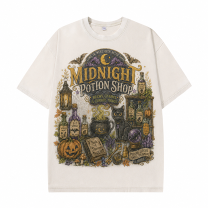 Premium Heavyweight Vintage Washed Graphic Tee