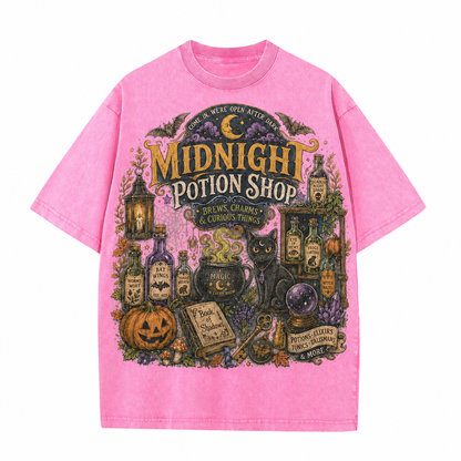Premium Heavyweight Vintage Washed Graphic Tee