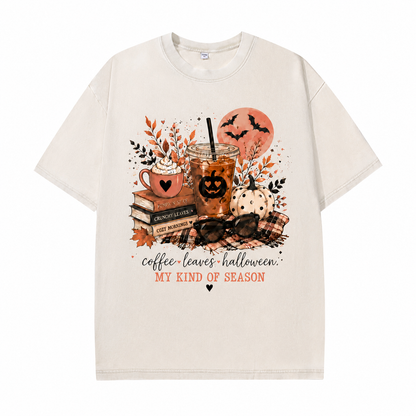 Café, feuilles mortes et Halloween — Ma saison préférée