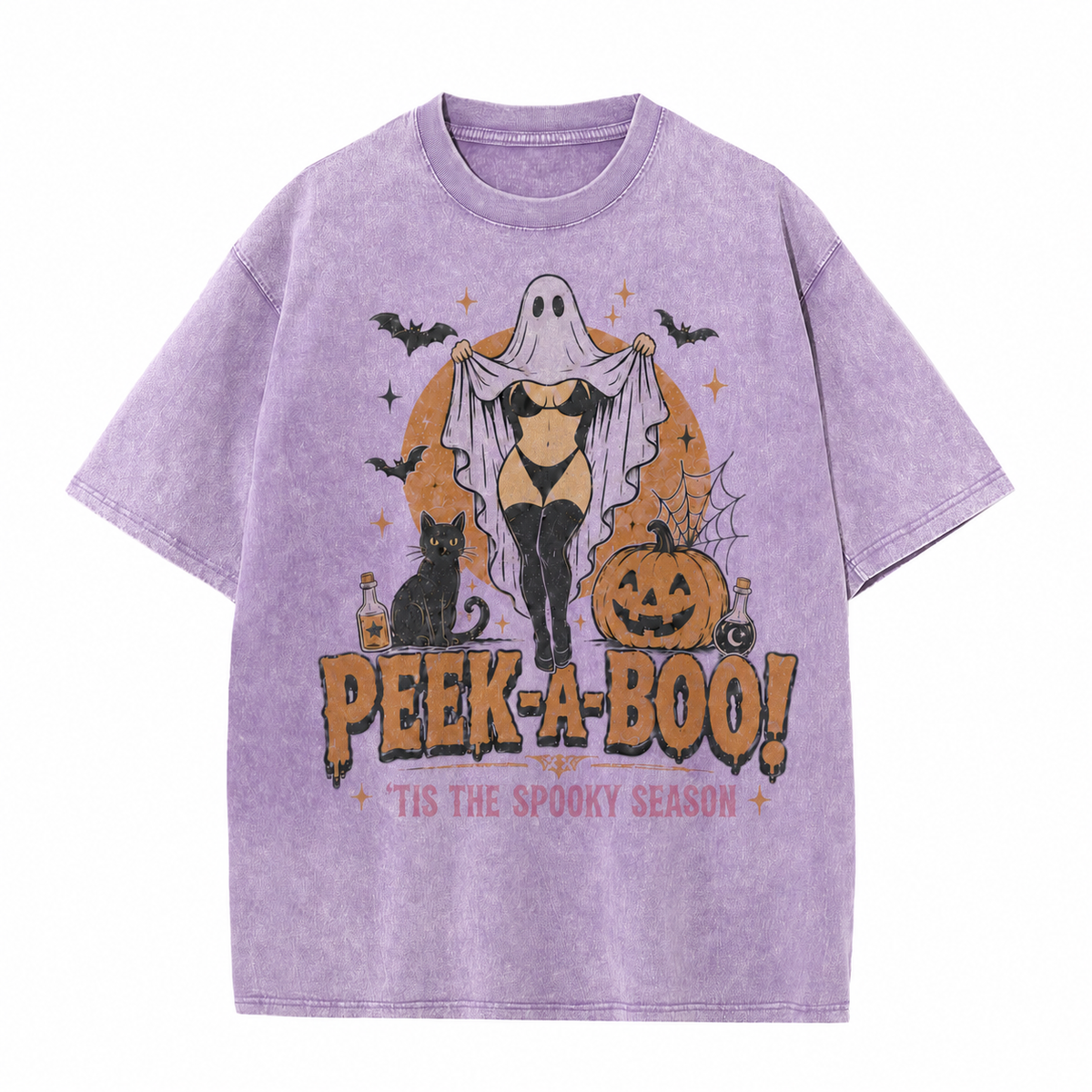 Peek-A-Boo Spooky Season Vintage Tee