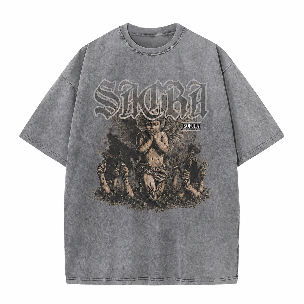 Dark Angel Vintage Washed Graphic Tee