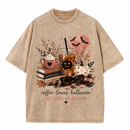 Café, feuilles mortes et Halloween — Ma saison préférée