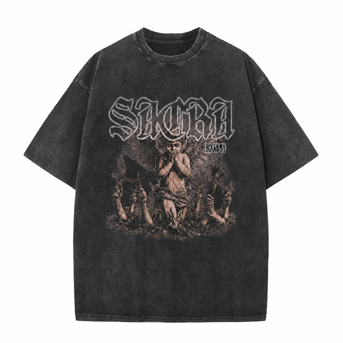 Dark Angel Vintage Washed Graphic Tee