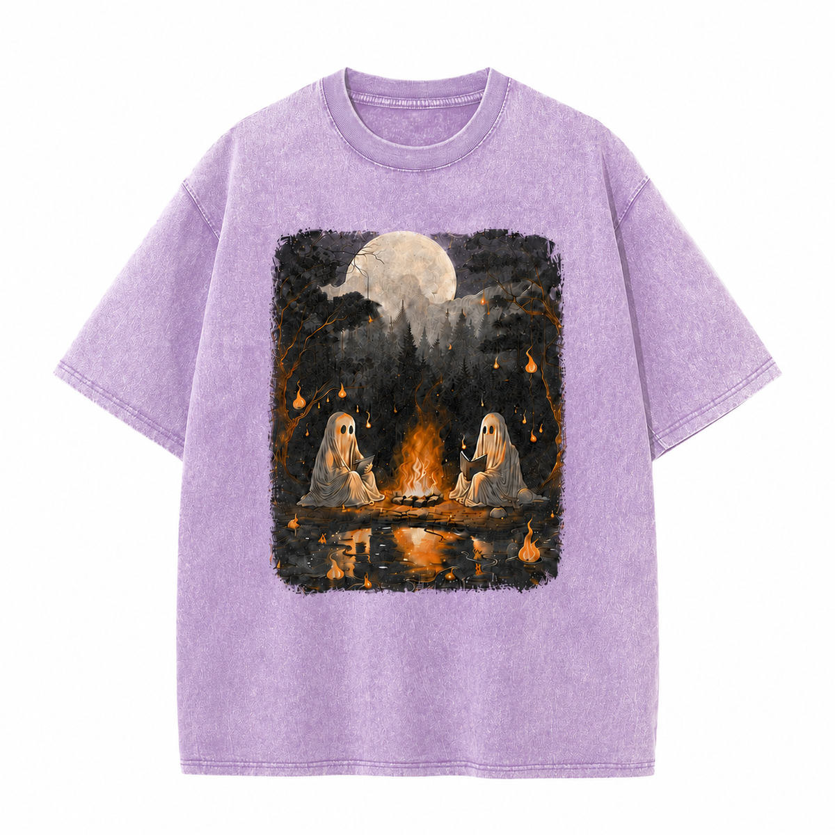 Ghost Campfire Vintage Graphic Tee