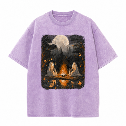 Ghost Campfire Vintage Graphic Tee