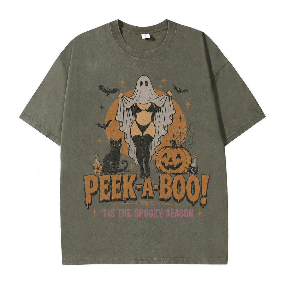 Peek-A-Boo Spooky Season Vintage Tee