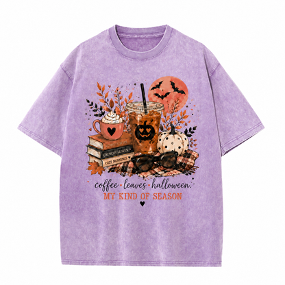 Café, feuilles mortes et Halloween — Ma saison préférée