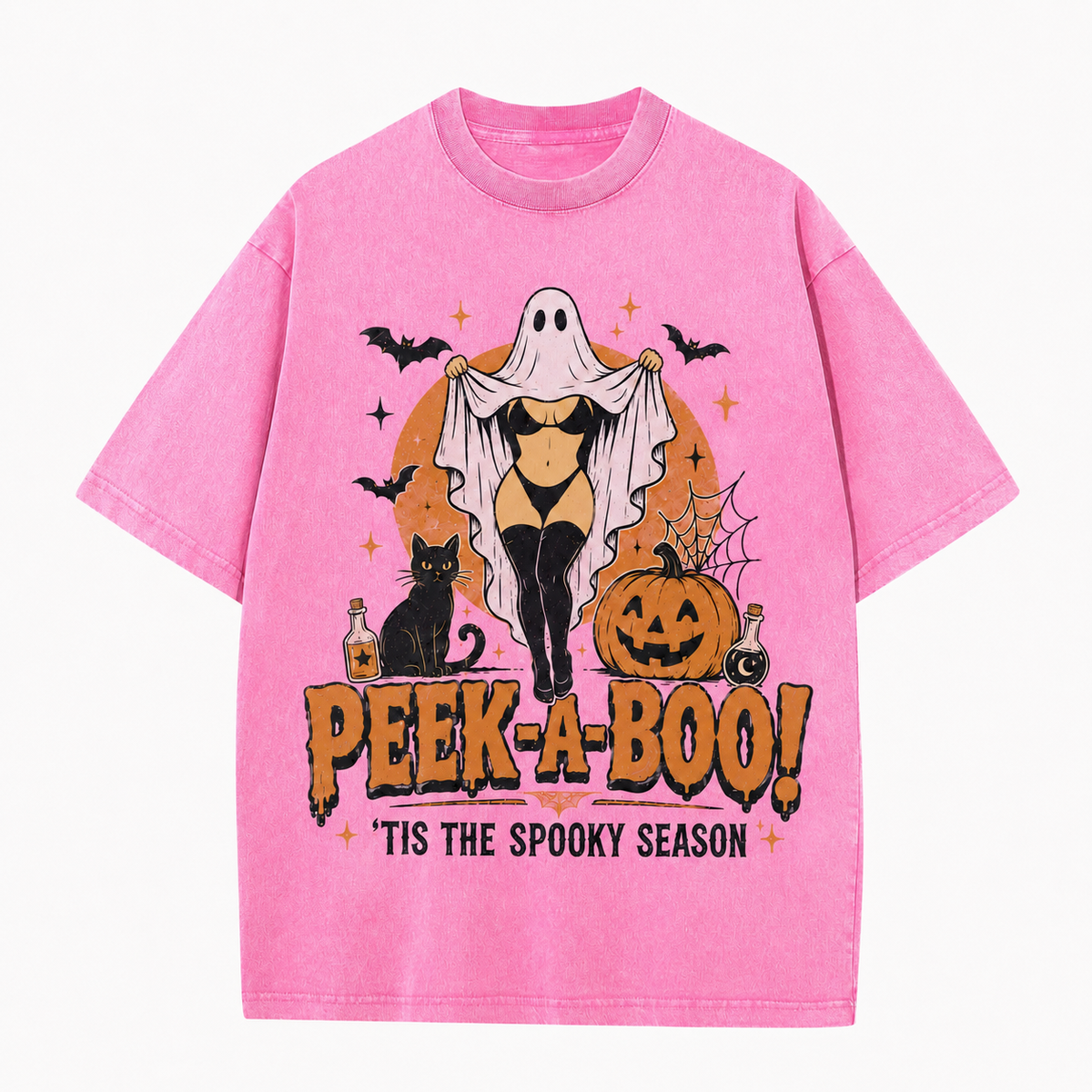 Peek-A-Boo Spooky Season Vintage Tee