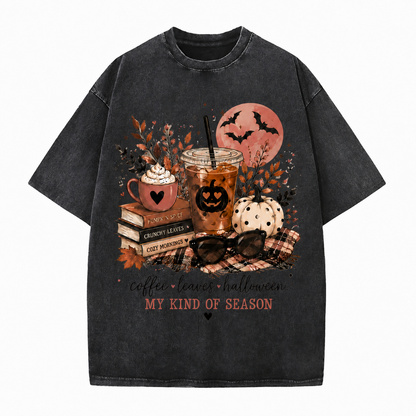 Café, feuilles mortes et Halloween — Ma saison préférée