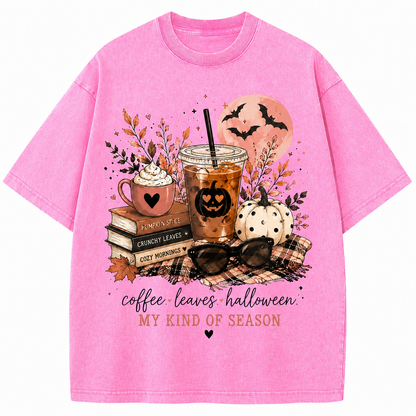 Café, feuilles mortes et Halloween — Ma saison préférée