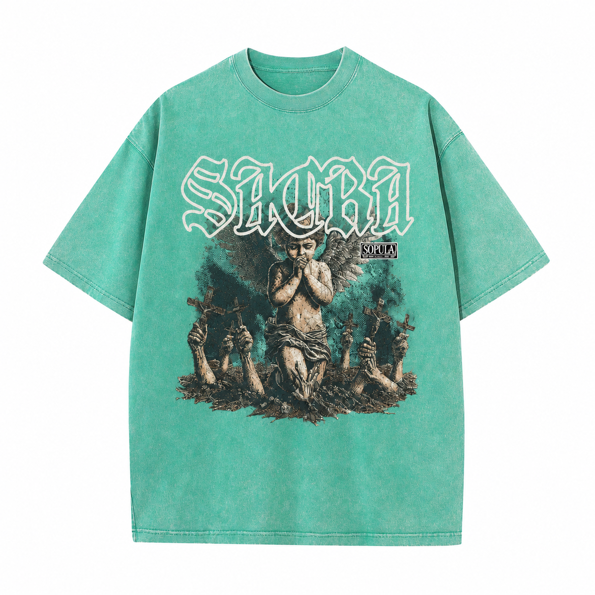Dark Angel Vintage Washed Graphic Tee