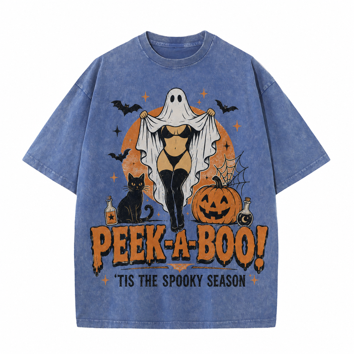Peek-A-Boo Spooky Season Vintage Tee