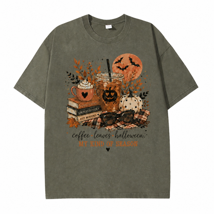 Café, feuilles mortes et Halloween — Ma saison préférée