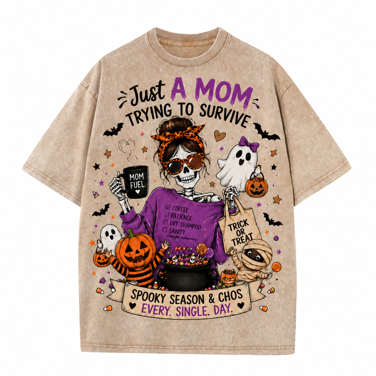 Just A Mom Surviving Spooky Season 🎃