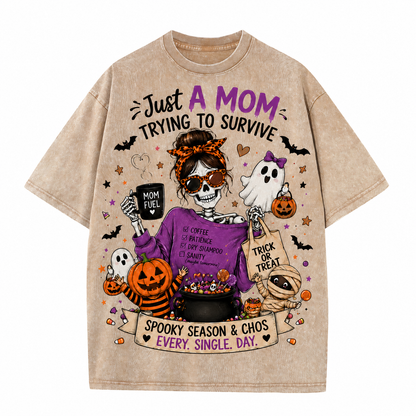 Just A Mom Surviving Spooky Season 🎃