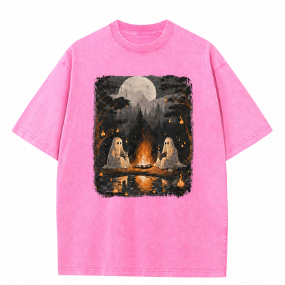 Ghost Campfire Vintage Graphic Tee